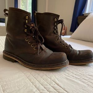 Dr. Marten brown leather boots